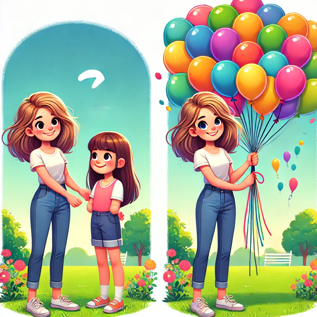 Eva heeft 17 ballonnen en krijgt er 15 bij. Hoeveel ballonnen heeft Eva nu?