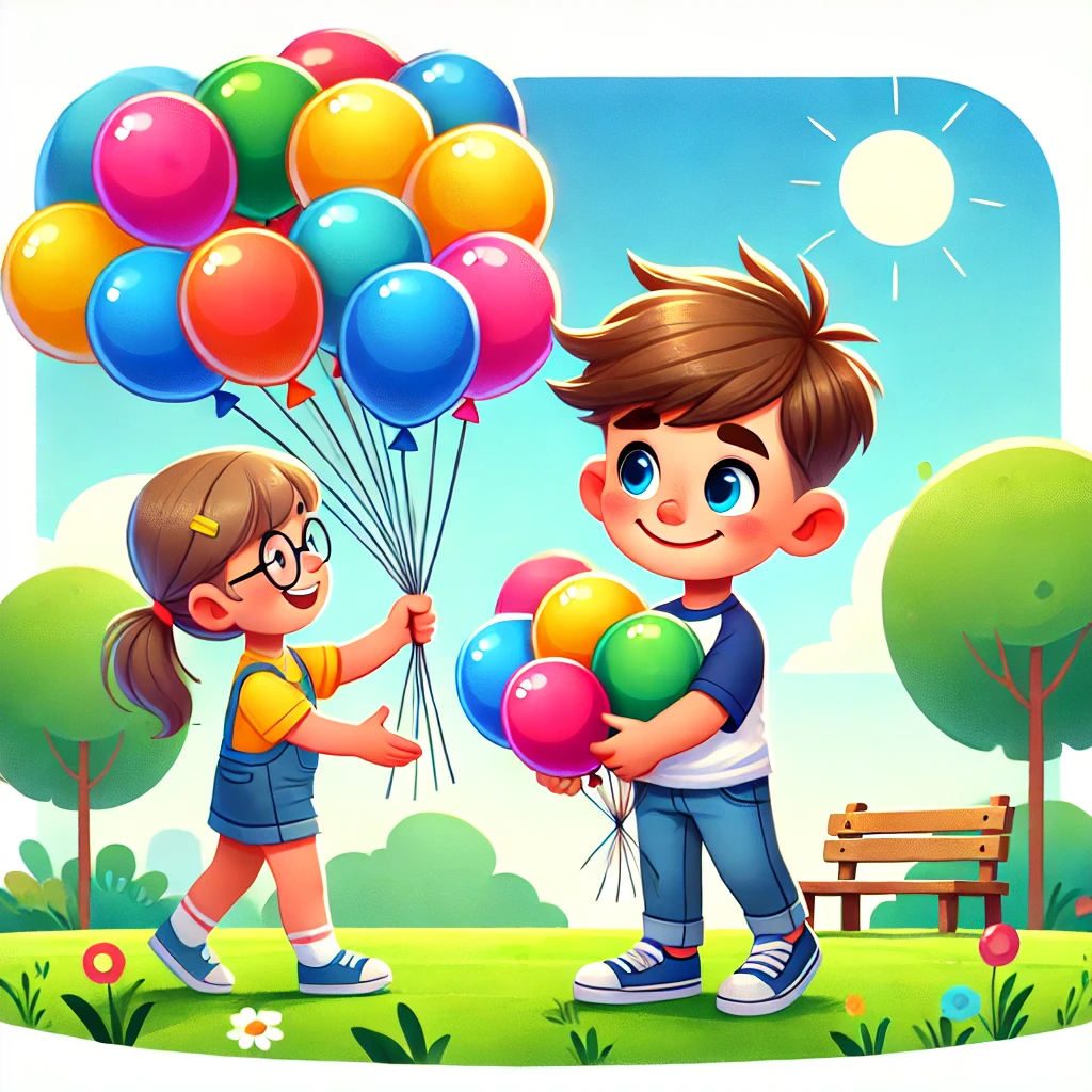 Piet heeft 14 ballonnen en krijgt er 24 bij. Hoeveel ballonnen heft Piet nu?