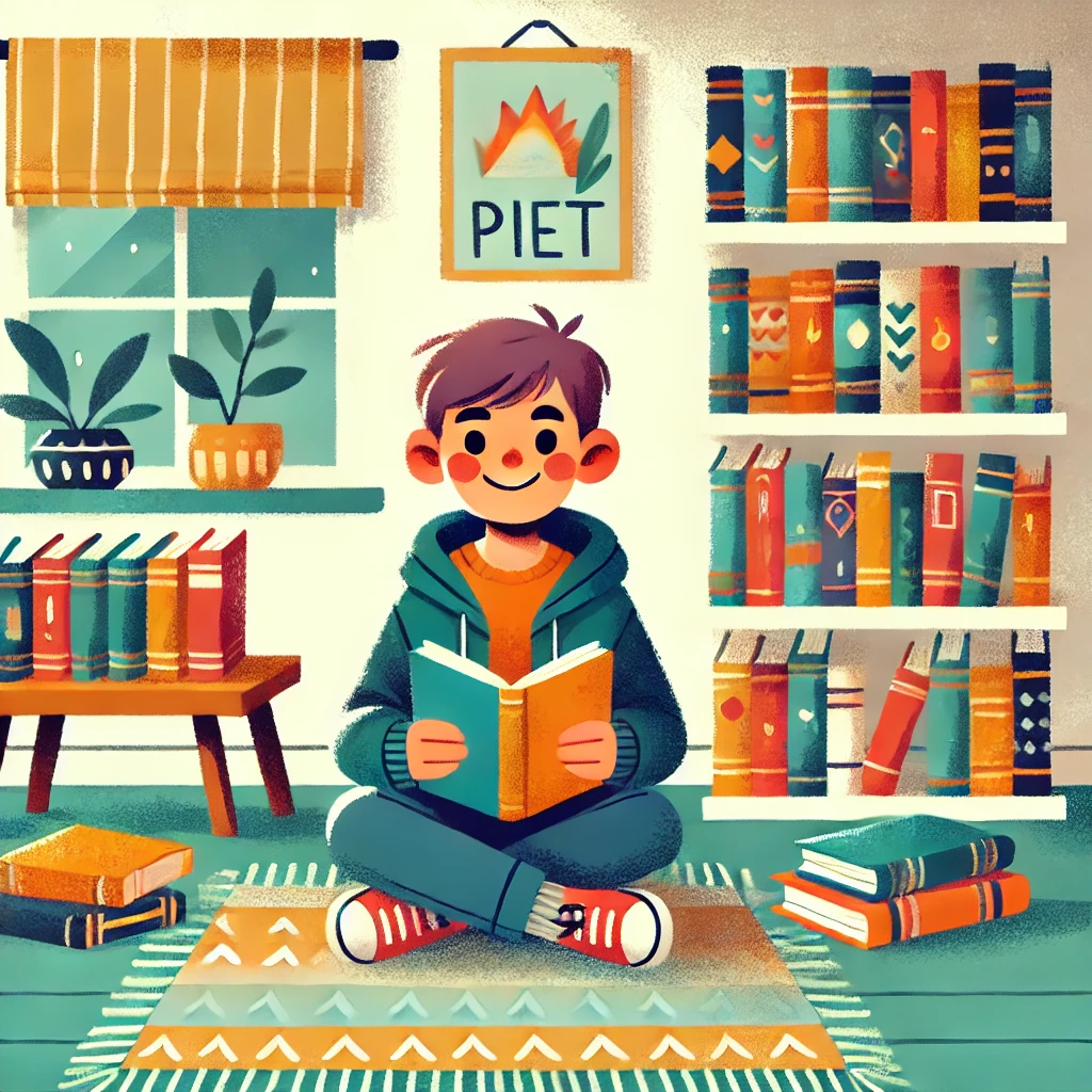 Piet heeft 19 boeken en krijgt er 16 bij. Hoeveel boeken heeft Piet nu